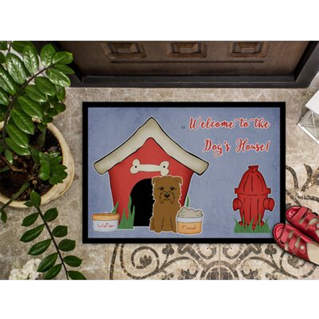 """""Caroline's Treasures Dog House Collection Glen of Imal Tan Indoor or Outdoor Mat 18x27 BB2814MAT 18 x 27"""""""" Multicolor"""""