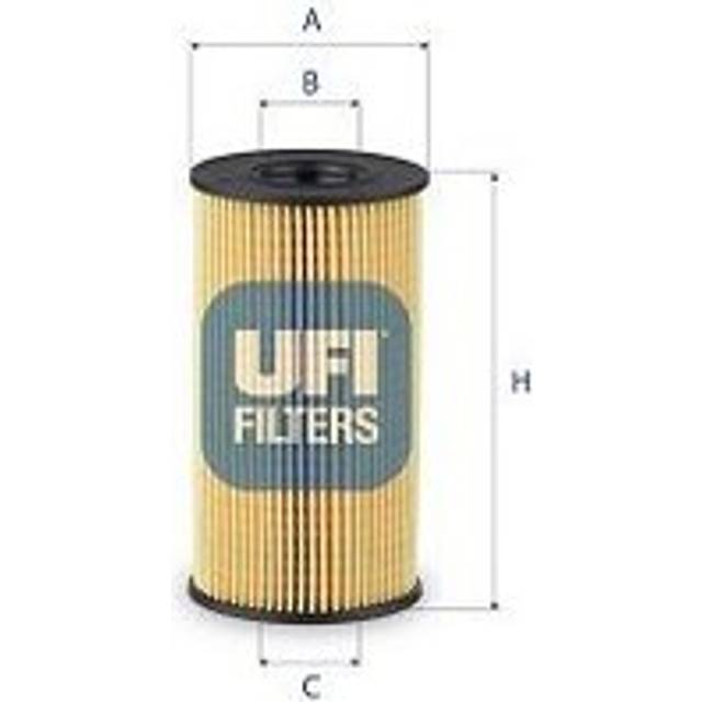 UFI 25.267.00 Oljefilter Filterinsats