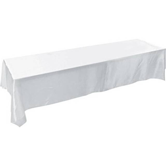 145x320cm Rectangle Tablecloth, Stain-resistant Table Cloth Cover in Washable Polyester - Great for Buffet Table, Parties, Holiday Dinner, Weddin