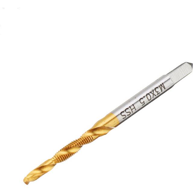 (M5X0.8) 10pcs M3-10 Countersink Drill Bit HSS Titanium Coating M3/4/5/6/8/10 Tapping Chamfering Drill Machine Thread Tap