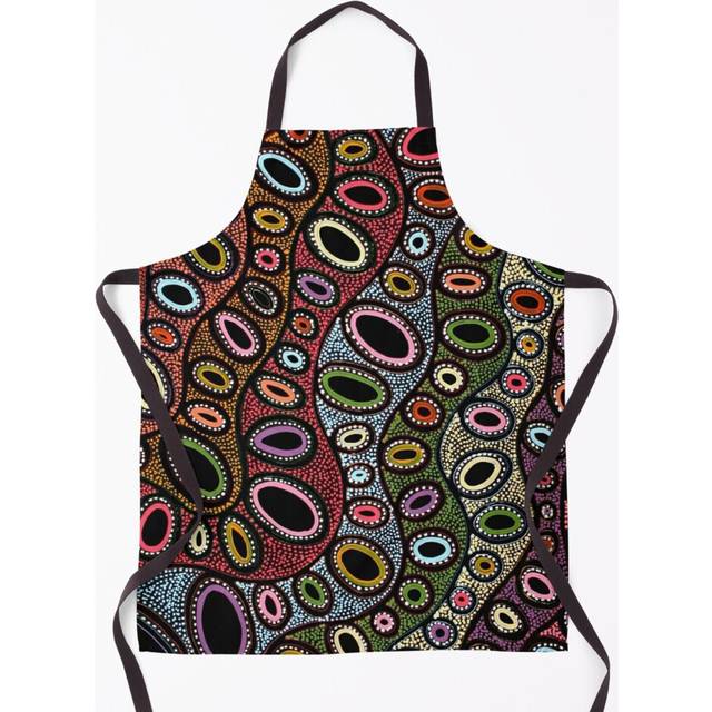 aboriginal australian dot painting aboriginal art Grill Aprons for Kitchen BBQ Chef