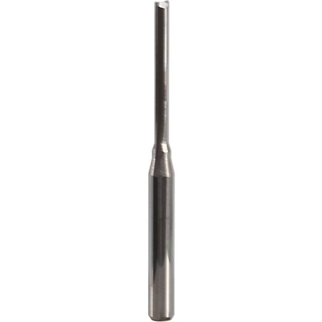 10 Pcs Two Straight End Mills Straight Slot Bit Wood Cutter Two Double Flute Bits 3.175X2X17Mm for CNC Router
