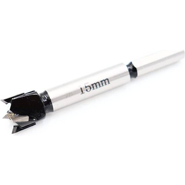 Forstner Drill Bits 15mm Tungsten Carbide Wood Hole Saw Auger Opener Woodworking Drilling Tool Wood Cutter