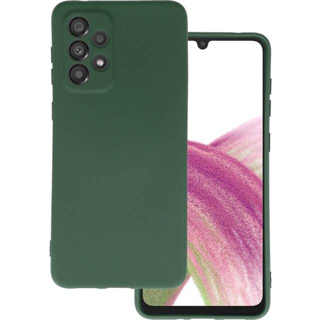 Samsung Galaxy A53 5G Silikon Skal Camouflage Grön