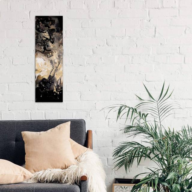 &#39;Starry Night Panel IV&#39; Painting on Wrapped Canvas (91.44cm H x 30.48cm W x 1.91cm D)