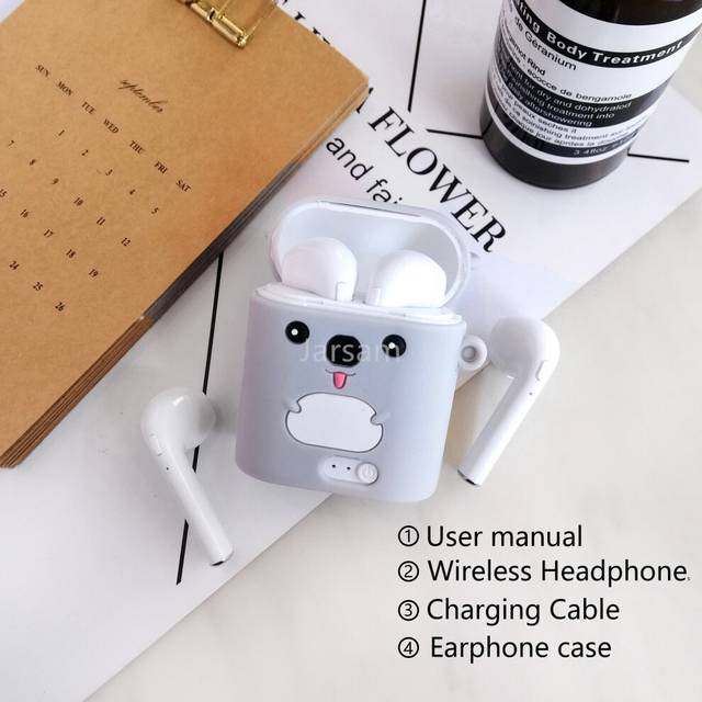 (a-koala) TWS Bluetooth Earphone For All Smart Phone Sport Earphones Stereo Earbud Wireless Headphones In-ear