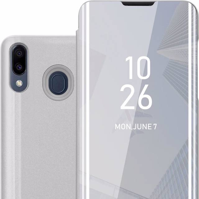 Case for samsung galaxy m20 full cover phone protection book magnetic