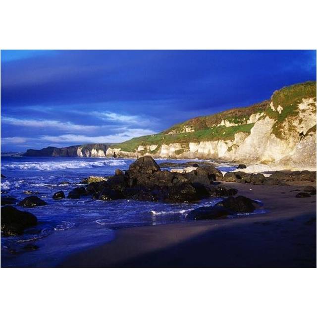 White Rocks Strand County Antrim Ireland - Seascape Poster Print by Gareth McCormack, 36 x 24 - Large