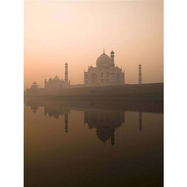 Taj Mahal Agra India Poster Print by Keith Levit, 18 x 13