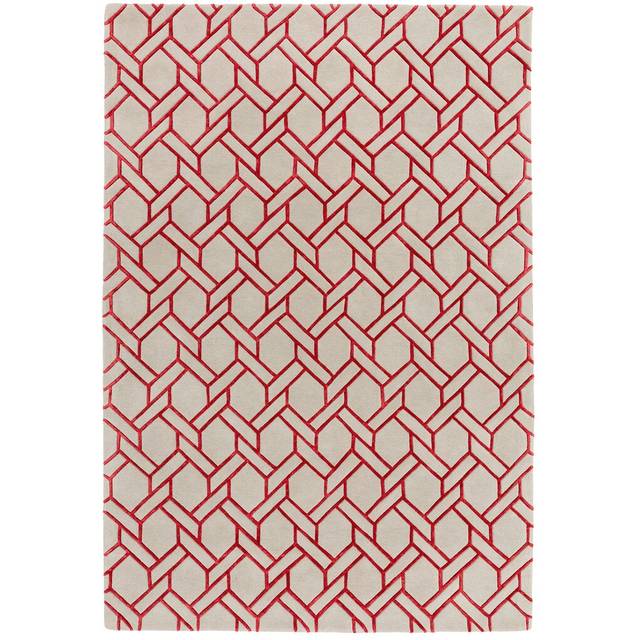 Nexus Hand Tufted Fine Red Rug (Rectangle 120 x 170cm)