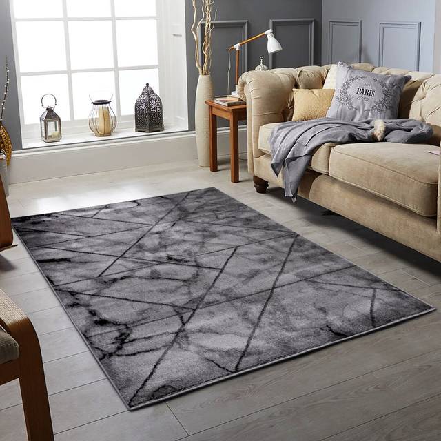 Metro Dawsmere Dhurrie Rug Silver Rectangle 200 x 290cm