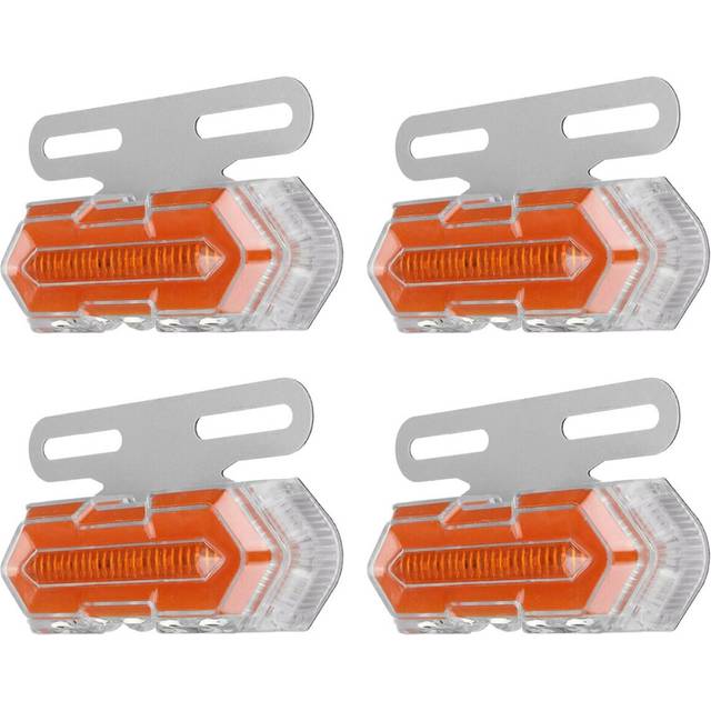 4Pcs 24V LED Car Side Marker Lights Turn Signal Lights Truck Side Lights Suitable for Trailer Trucks