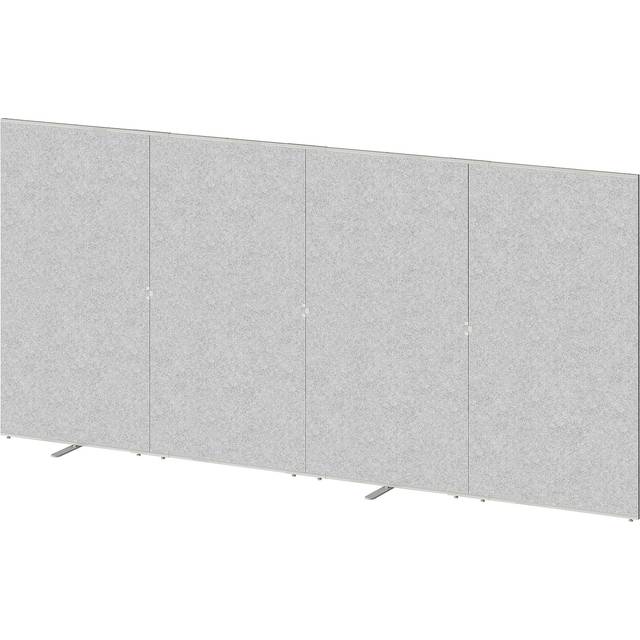 SIDORNA skärmvägg, grå, 320x150 cm