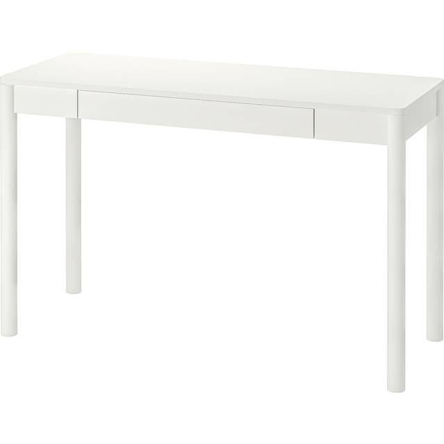 TONSTAD skrivbord, off-white, 120x47 cm