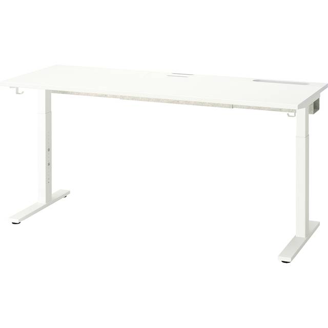 MITTZON skrivbord, vit, 160x60 cm
