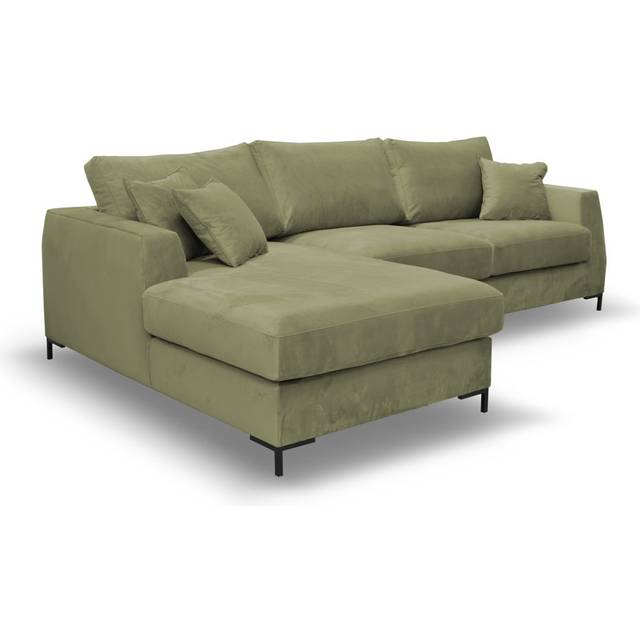 Inwood Upholstered Corner Sofa - Olive green 100 % polyester (87cm H X 285cm W X 175cm D)
