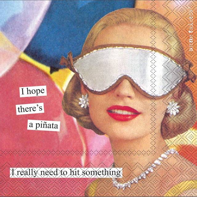 Boston International Anne Taintor Cocktail Beverage Paper Napkins  5 x 5-Inches  Pinata C024300