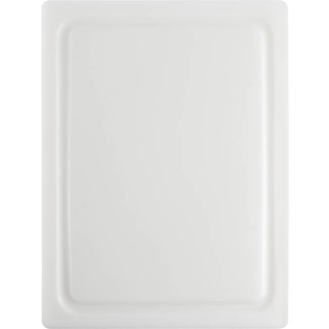 "Dexas NSF Approved Poly Cutting Board with Juice Well  12 x16 x 5/8""""""""  White"