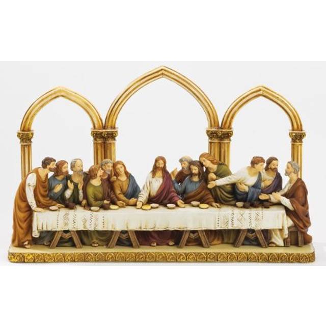 Roman The Last Supper with Florentine Arches Religious Figurine