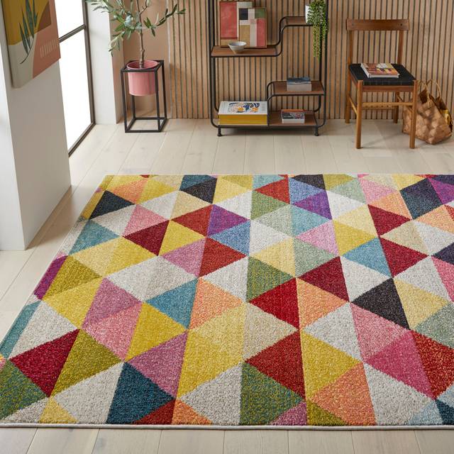 Concept Looms Green/Yellow/Pink Rug Multi Rectangle 240 x 330cm