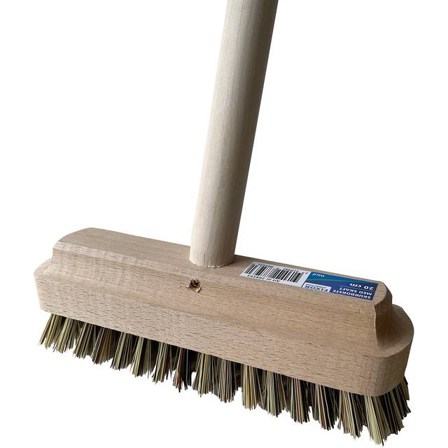 Skurborste Fixor Cleaning System Hård Trä med Skaft 20cm