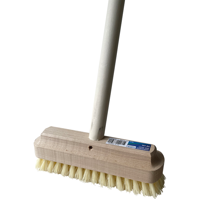 Skurborste Fixor Cleaning System Mjuk Trä med Skaft 20cm