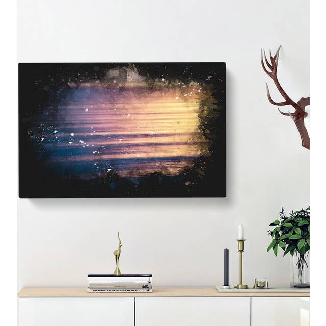 Calming Ocean - Wrapped Canvas Painting Print (35cm H x 50cm W x 3cm D)