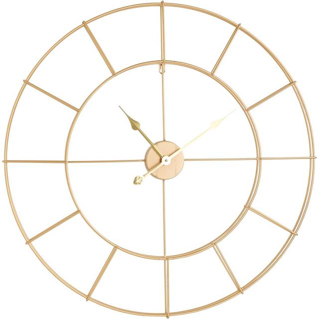 Fairmont Park Gold Skeleton Wall Clock 80Cm Gold 80cm W X 80cm H X 4.5cm D