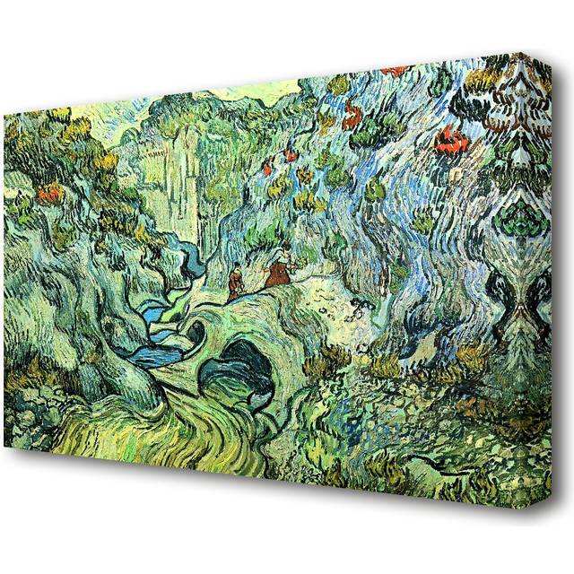 'The Ravine' by Vincent Van Gogh Oil Painting Print on Wrapped Canvas (66 cm H x 101.6 cm W)