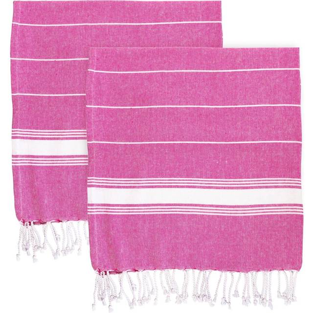 Nicola Spring - Turkish Cotton Bath Towels - 170 x 90cm - Pink (Bath Towel)