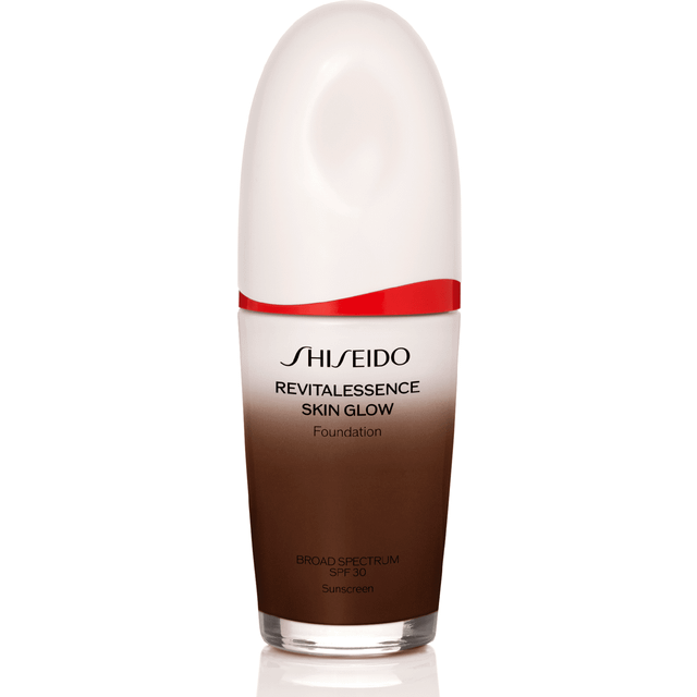 Shiseido RevitalEssence Skin Glow Foundation SPF 30  560 Obsidian - Buildable  Medium Coverage - 24-HR Hydration & 12-HR Wear - Transfer  Crease & Fad