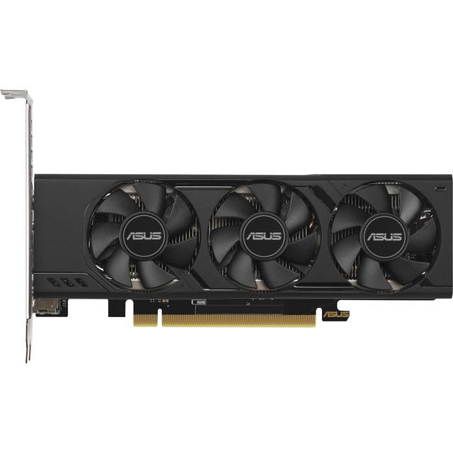 ASUS GeForce RTX 4060 LP BRK OC Edition 8 GB GDDR6 spelgrafikkort (Nvidia RTX4060 DLSS 3, PCIe 4.0, 2X DisplayPort 1.4a, 2X HMDI 2.1a, RTX4060-O8G-LP-BRK)
