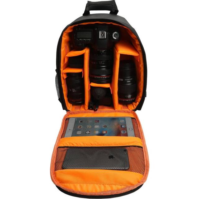 (Orange) Light Pro Sling Bag Shoulder Cross Waterproof Water-resistant with Rain Cover for Canon for Nikon for Sony SLR DSLR Camera Tripod Lens
