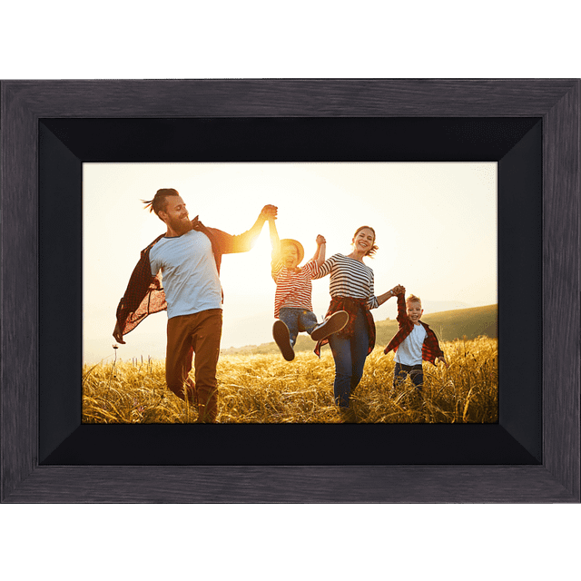 Rollei - Smarter picture frame - 10 "Diagonal - WIFI - App Control - Wood frame - Model 105 - 10.1"