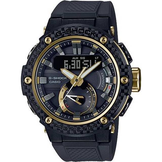 CASIO G-Shock G-Steel 'Black' GST-B200X-1A9 - Black/Gold - Free