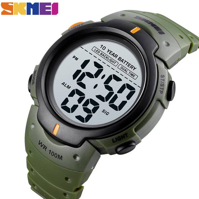 1155 B SKMEI Camouflage Military Watch Men Waterproof Sports Watches Dual Time Digital Analog Quartz Luxury Brand Clock