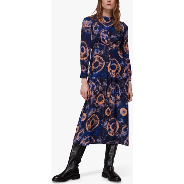 Blue Elena Tie Dye Midi Dress - Multi (10)