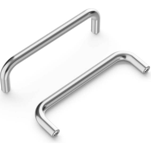 Hickory Hardware 1 Pack Solid Core Kitchen Cabinet Pulls  Luxury Cabinet Handles  Hardware for Doors & Dresser Drawers  3-3/4 Inch (96mm) Hole Center