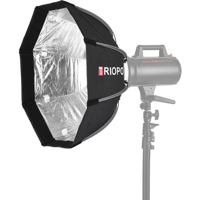 55cm Foldable 8-Pole Octagon Softbox with Soft Cloth Carrying Bag Bowens Mount for Studio Strobe Flash Light