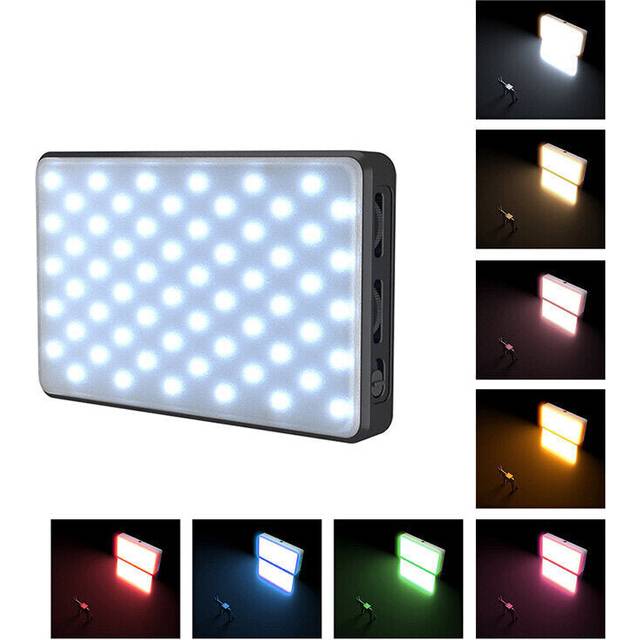 LEDs Video LED Light Lamp for Live Broadcast Photography Beauty Selfie Fill Light with Switchable 6 Colors Filters 2500K-9000K