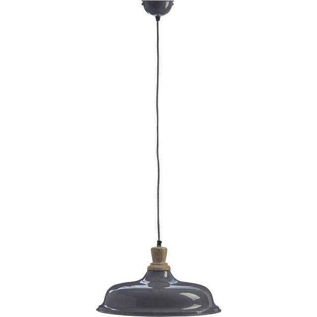 1 Light Bowl Pendant - Grey (Large)