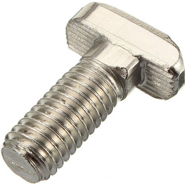 10Pcs M8 40 T-Bolt Carbon Steel European Standard Screws