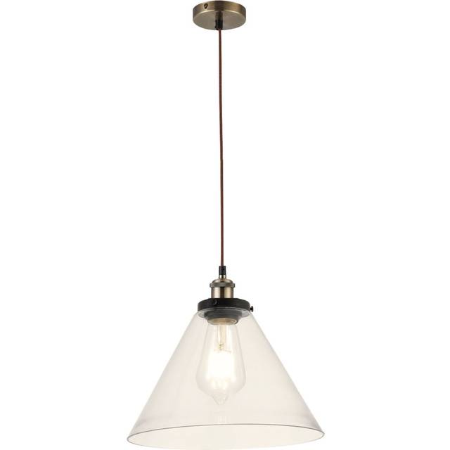 1 - Light Pendant - Antique Brass