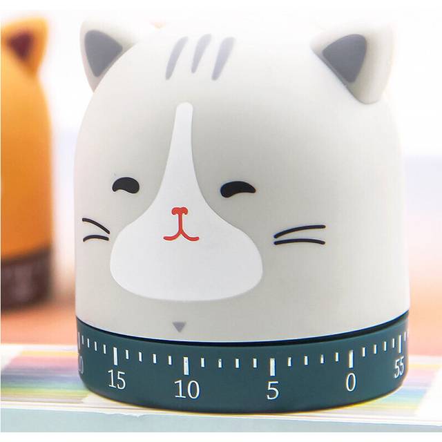Mechanical Kitchen Timer with Cute Cartoon 60 Minute Animal Timer for Kids Wind Up Dial 360Â¡Ã£Rotating ,Cooking/Reading/do Sports Time Management