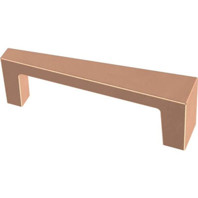 Franklin Brass Angled Cabinet Pull  Copper  3 in (76 mm) Drawer Handle  10 Pack  P40827K-BCP-C