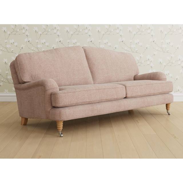 Laura Ashley Lynden Large 3 Seater Sofa, Oak Leg