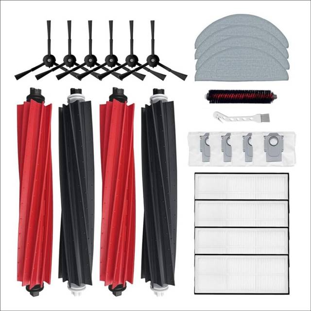 For S8 Pro Ultra Robot Vacuum Cleaner Main Side Brush hepa Filter Mop Cloth Dust Bags Accessories Spare Parts