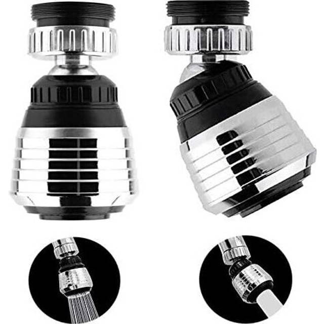 2 Pack 360 Degree Rotating Faucet Aerator Deluxe Water Saving Faucet Sprayer Water Saving Aerator Pressurized Faucet Filter