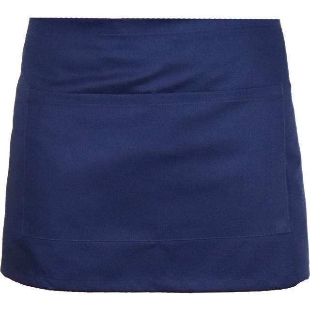 (Navy) Waist Apron Waitress Cafe Restaurant Half Apron UK