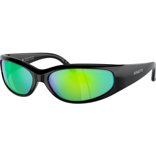 Arnette Green Mirror Wrap Mens Sunglasses AN4302 2949F2 62 (OS)